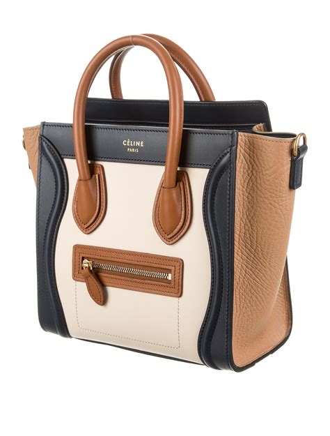 celine luggage nano 2012|Celine nano luggage tote bag.